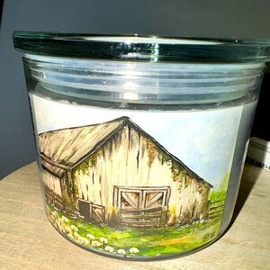 WARM GLOW BRAND CANDLE"GREY CASHMERE"